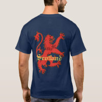 Scottish Flag Scotland Rampant Lion Customized T Shirt Zazzle