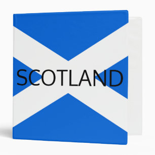 Scottish Flag Scotland rbt 3 Ring Binder