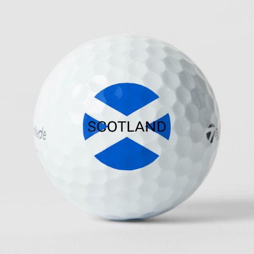 Scottish Flag Scotland tmtp5 gbcn Golf Balls
