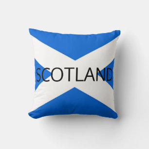 Scottish Flag Scotland tpcnt Throw Pillow