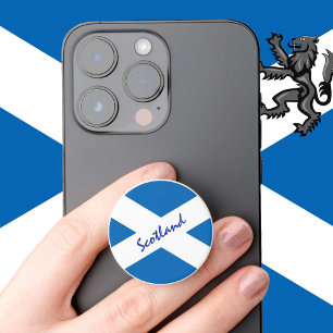Scottish flag & Scotland travel, holiday / sports PopSocket