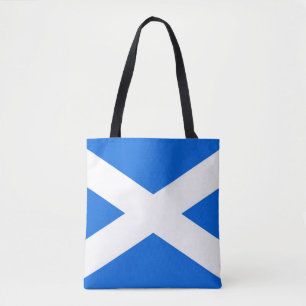 Scottish flag stcnt tote bag
