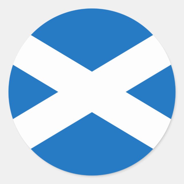 Scottish flag sticker (Front)
