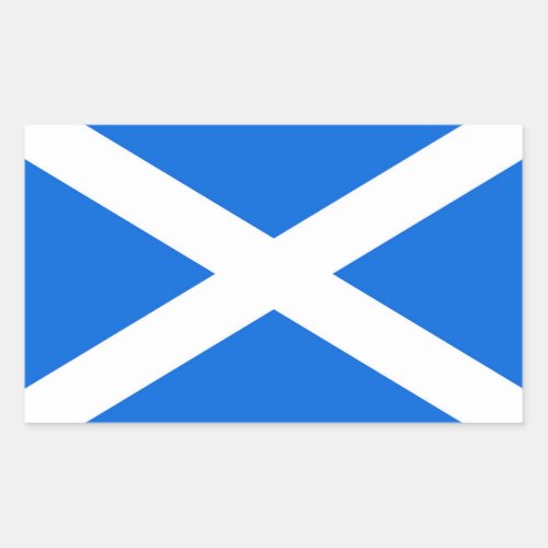 Scottish Flag stkcn Rectangular Sticker