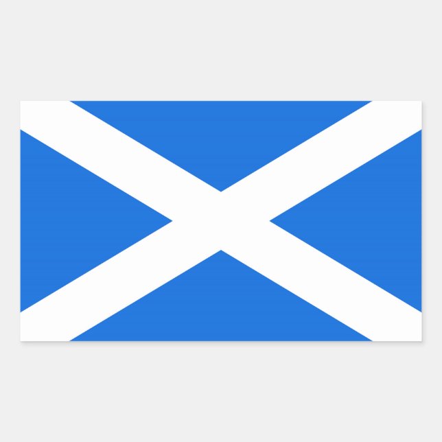 Scottish Flag stkcn Rectangular Sticker (Front)