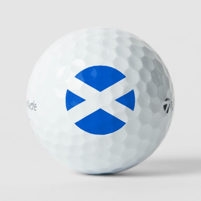 Scottish Flag tmtp5 gbcnt Golf Balls (Front)