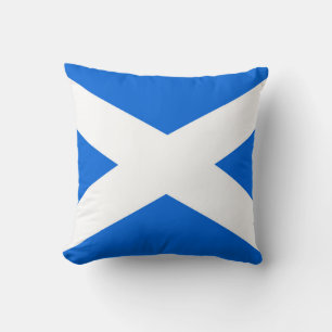 Scottish Flag tpcnt Throw Pillow