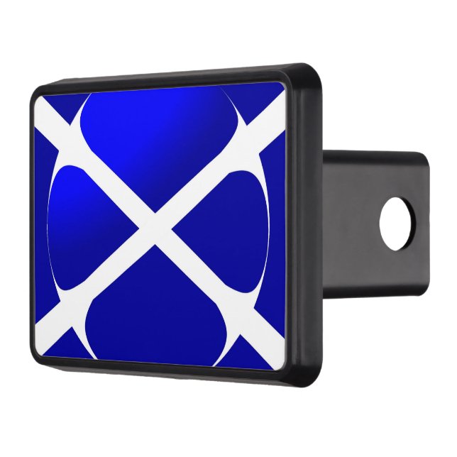 Scottish Flag Trailer Hitch Cover (Left)