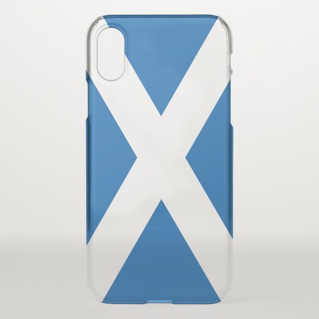 Scottish flag uncommon iPhone case (Back)