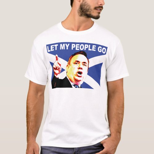 Scottish flag with Alex Salmond T_Shirt