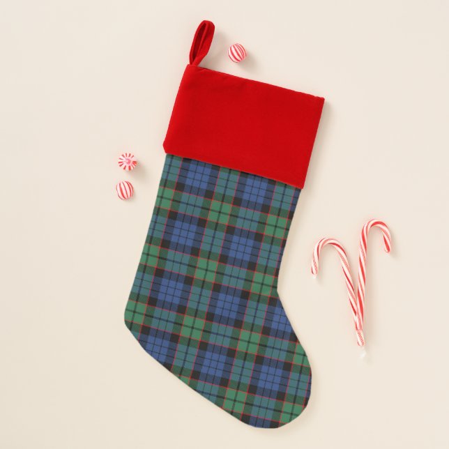 Scottish Fletcher Ancient Tartan Christmas Stocking (Front)