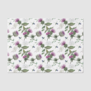 Scottish Floral and Tartan Series Design 13 Tissue Paper