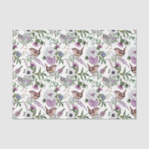Scottish Floral and Tartan Series Design 23 Tissue Paper