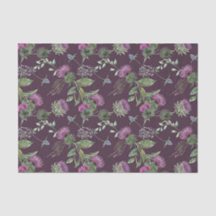 Scottish Floral and Tartan Series Design 2 Tissue Paper