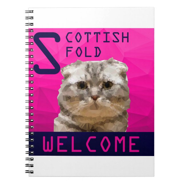 Scottish Fold Notebook (Front)
