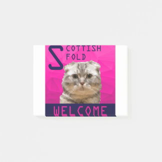 Scottish Fold Post-it Notes