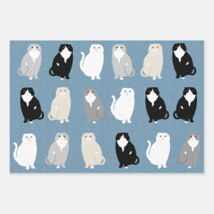 Scottish Fold Wrapping Paper