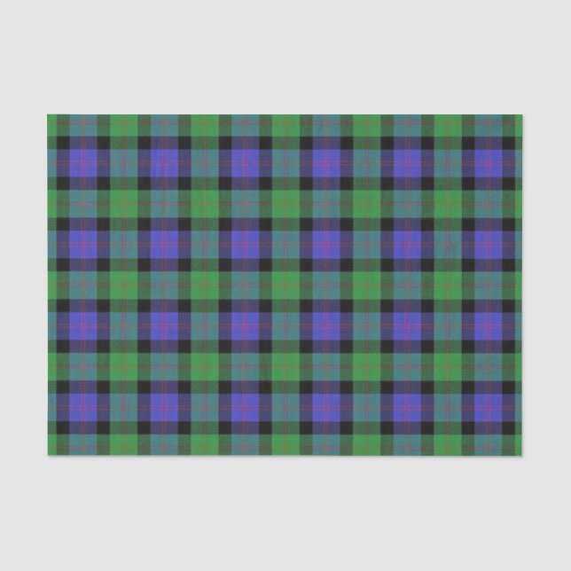 Scottish Gifts Clan Blair Tartan Tissue Paper (Front)