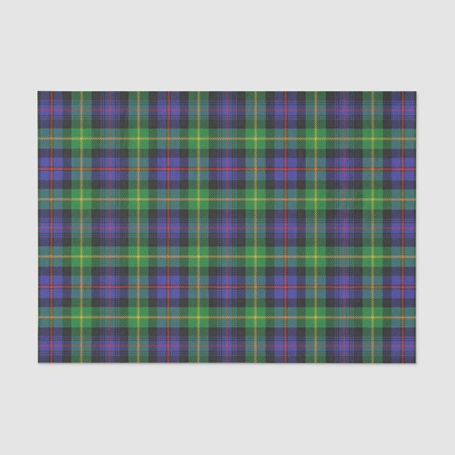 Scottish Gifts Clan Farquharson Tartan Tissue Paper (Front)