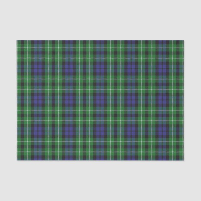 Scottish Gifts Clan Graham Tartan Tissue Paper (Front)