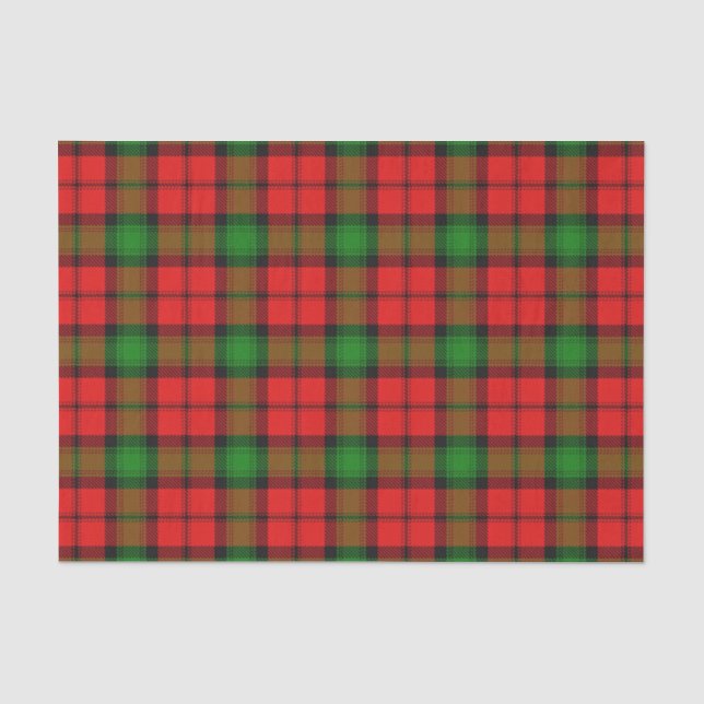 Scottish Gifts Clan Kerr Tartan Tissue Paper (Front)
