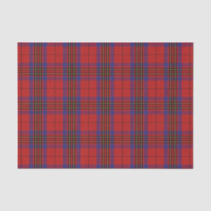 Scottish Gifts Clan Leslie Red and Blue Tartan Tissue Paper