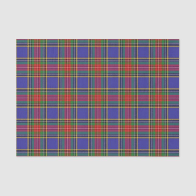 Scottish Gifts Clan MacBeth Tartan Tissue Paper (Front)
