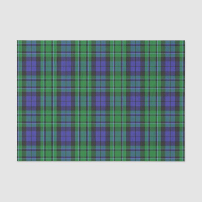 Scottish Gifts Clan MacCallum Tartan Tissue Paper (Front)