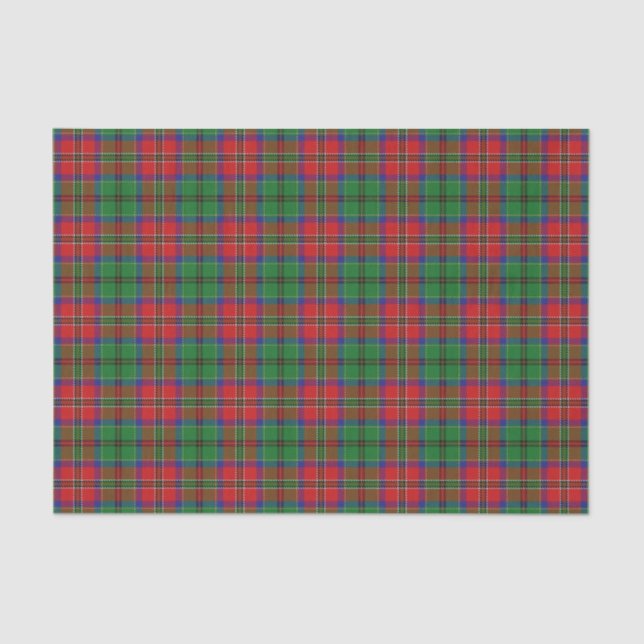 Scottish Gifts Clan MacCulloch Tartan Tissue Paper (Front)