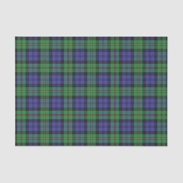 Scottish Gifts Clan MacEwen Tartan Tissue Paper (Front)