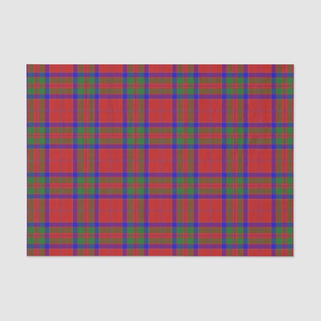 Scottish Gifts Clan MacGillivray Tartan Tissue Paper (Front)