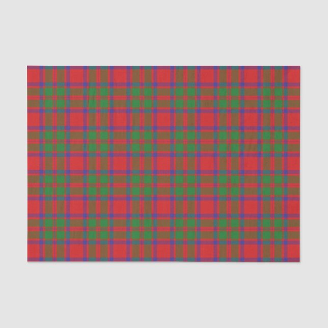 Scottish Gifts Clan MacKintosh Tartan Tissue Paper (Front)