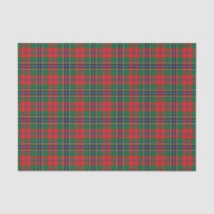 Scottish Gifts Clan MacLean Red Tartan Tissue Paper