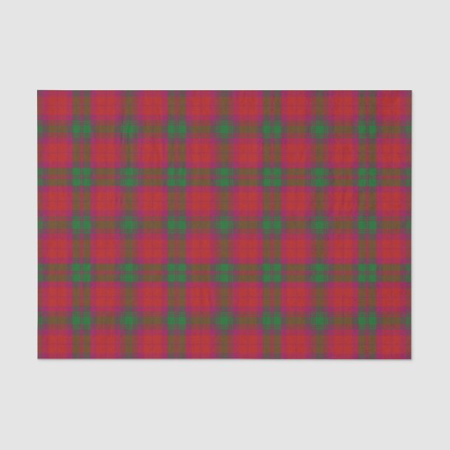 Scottish Gifts Clan MacNab Tartan Tissue Paper (Front)