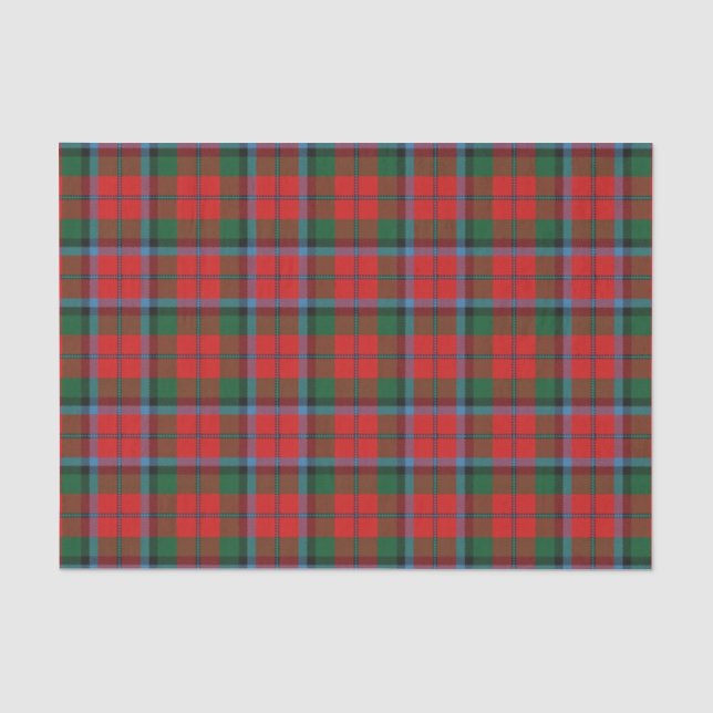 Scottish Gifts Clan MacNaughton Tartan Tissue Paper (Front)