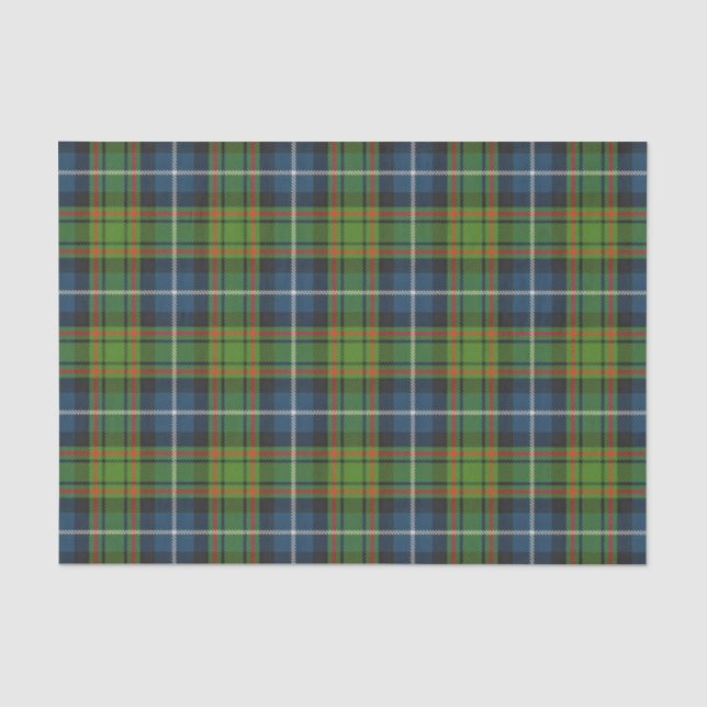 Scottish Gifts Clan MacRae Tartan Tissue Paper (Front)
