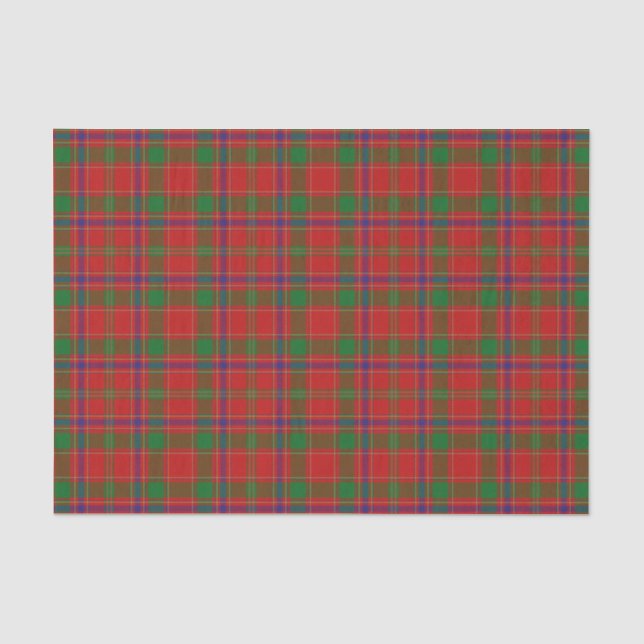 Scottish Gifts Clan Munro Tartan Tissue Paper (Front)