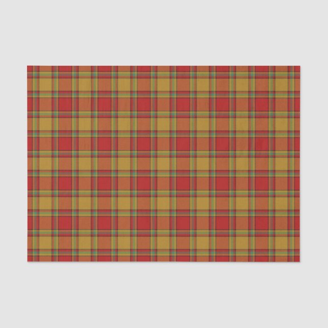 Scottish Gifts Clan Scrimgeour Tartan Tissue Paper (Front)