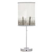 Scottish ginger Highland cow Table Lamp (Back)