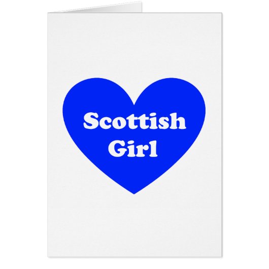 Scottish Girl Cards (Front)