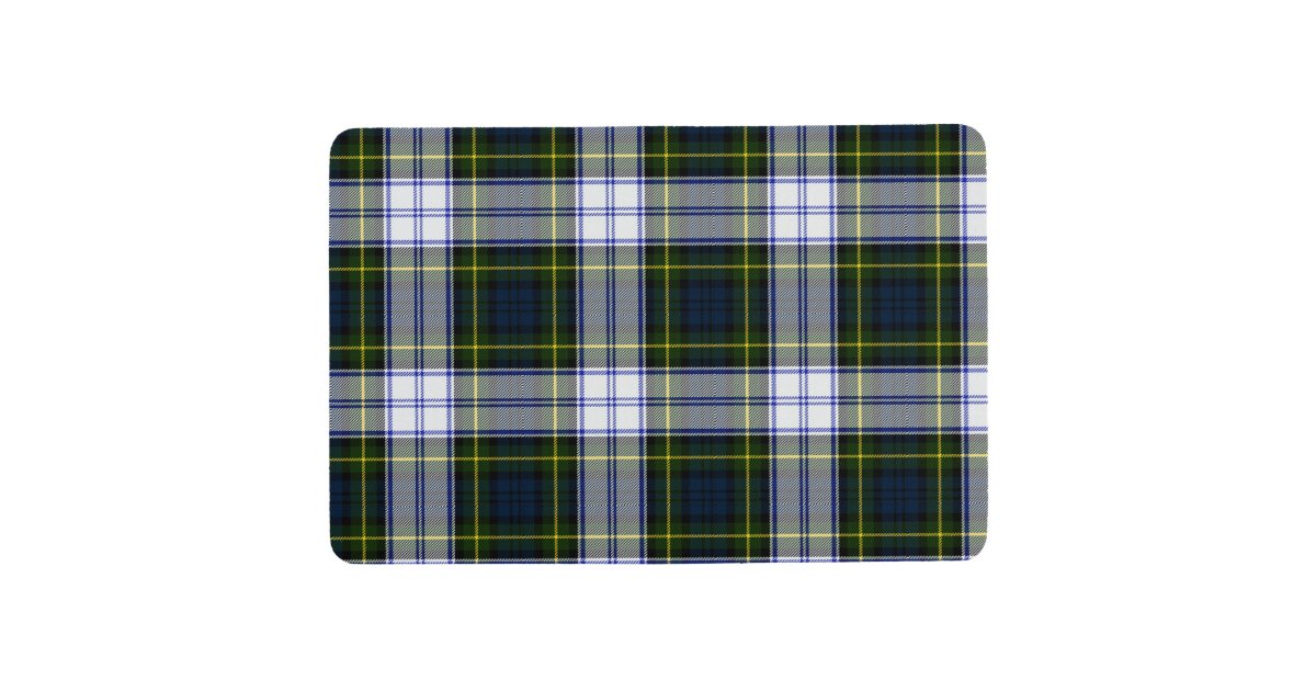 Scottish Gordon Dress Plaid Floor Mat Zazzle Com