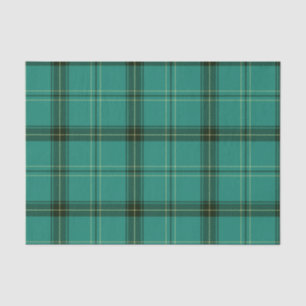 Scottish Green Tartan Tissue Paper