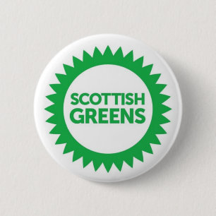 Scottish Greens Logo Button