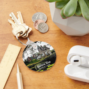 Scottish Guthrie Clan's Castle Keepsake Keychain