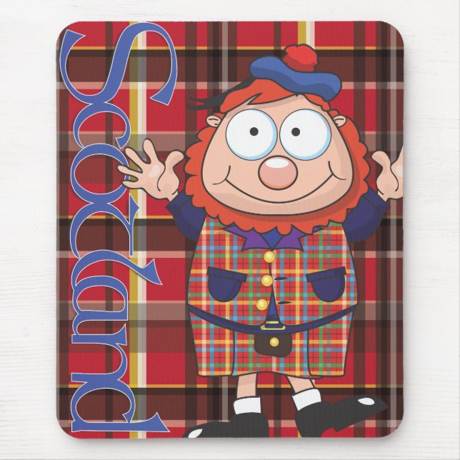 Scottish guy mouse pad (Front)