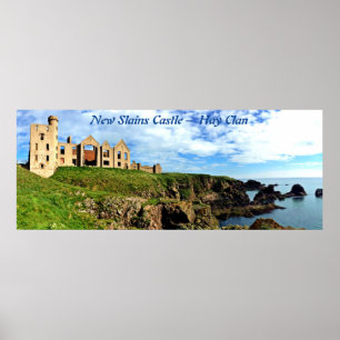 Scottish Hay Clan's New Slains Castle Photo Poster