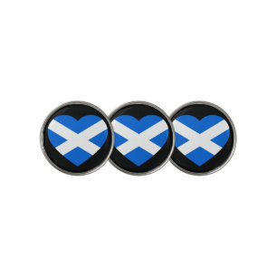 Scottish Heartflag bmt Golf Ball Marker