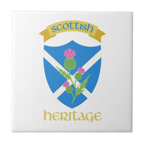 Scottish Heritage Ceramic Tile