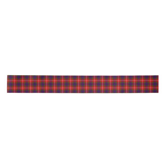 Scottish Heritage Clan Fraser Tartan  Satin Ribbon (Front)
