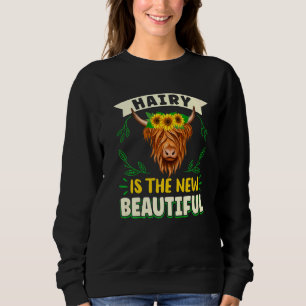 Scottish Highland Cattle Cow Breeder Longhorn Hair Sweatshirt
